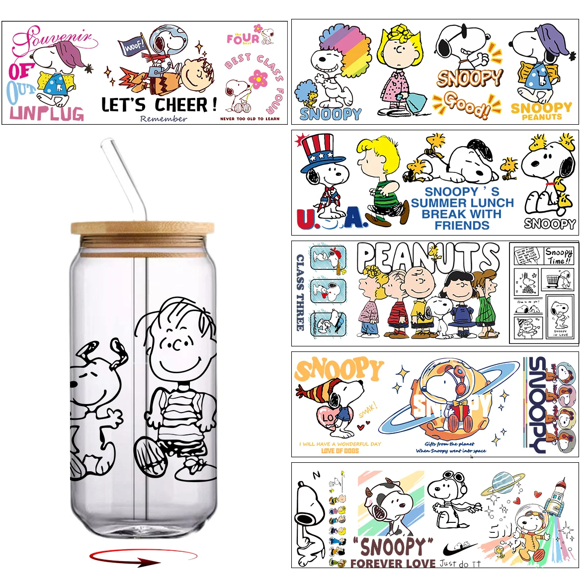 30*10cm Snoopy Series UV DTF C – Rdta Tank Glass Bewertung und Preis