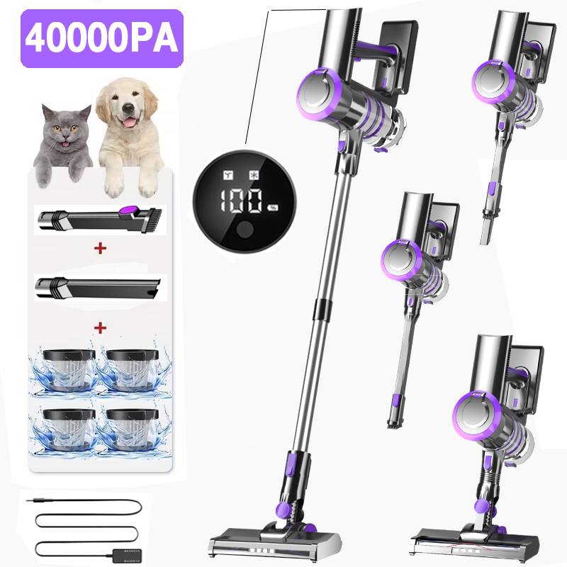 40Kpa Vacuum Cleaner for Home  – Battery Case Storage Bewertung und Preis