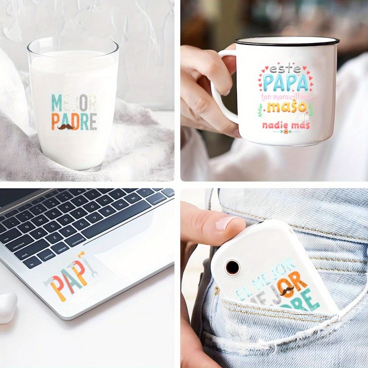 24Pcs/Set Father's Day Quotes  – Rdta Tank Glass Bewertung und Preis