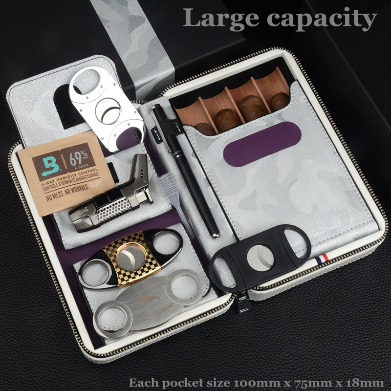 Travel Cigar Case Leather Ciga – Vape Ring Bewertung und Preis