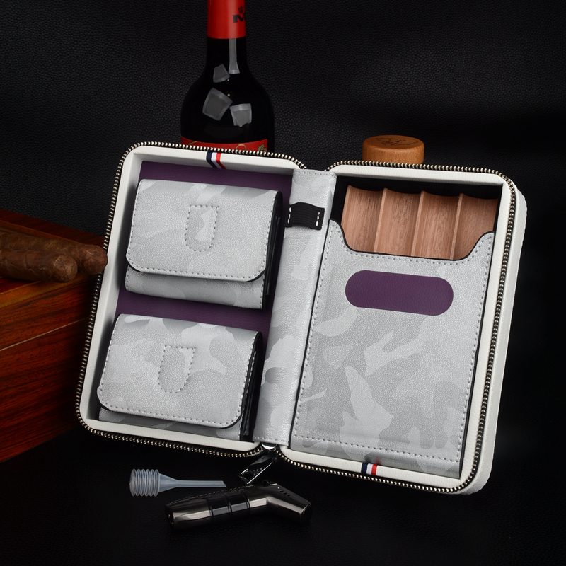 Travel Cigar Case Leather Ciga – Vape Ring Bewertung und Preis