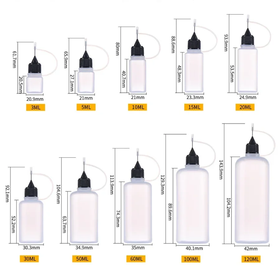 5-10pcs 5ml-120ml Empty Plasti – Squonk Bottle Silicone Bewertung und Preis
