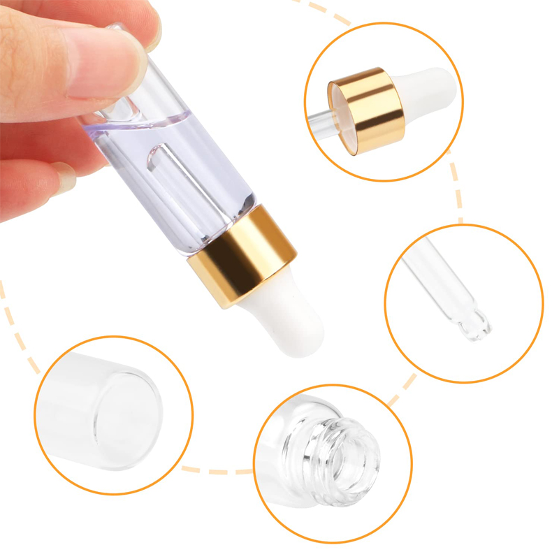 5Pcs 1ml/2ml/3ml/5ml Empty Gla – Juice Bottle Dropper Bewertung und Preis