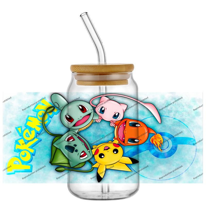 Pokemon pattern UV DTF cup wra – Rdta Tank Glass Bewertung und Preis