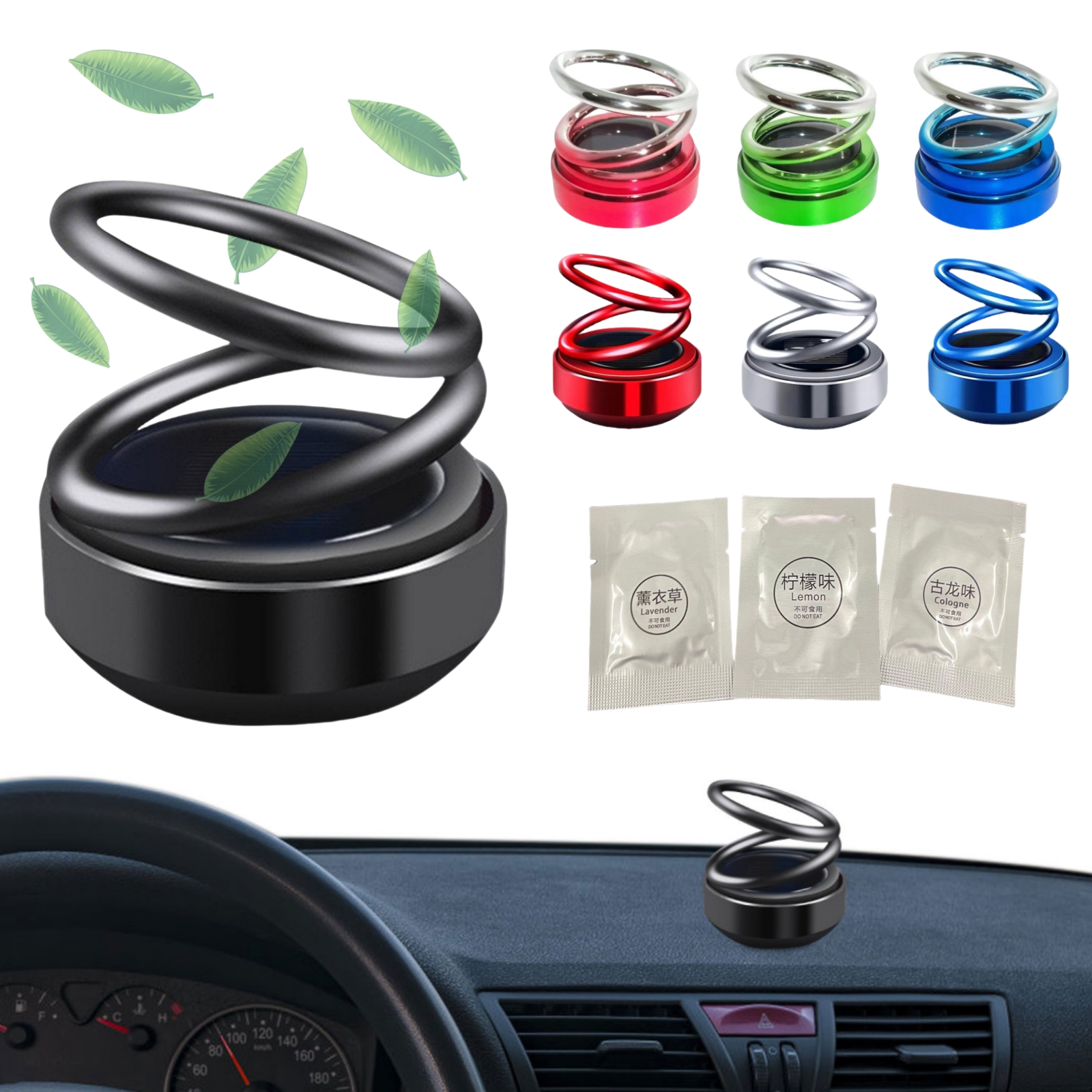 Solar Car Air Freshener Car Ar – Vape Decoration Bewertung und Preis