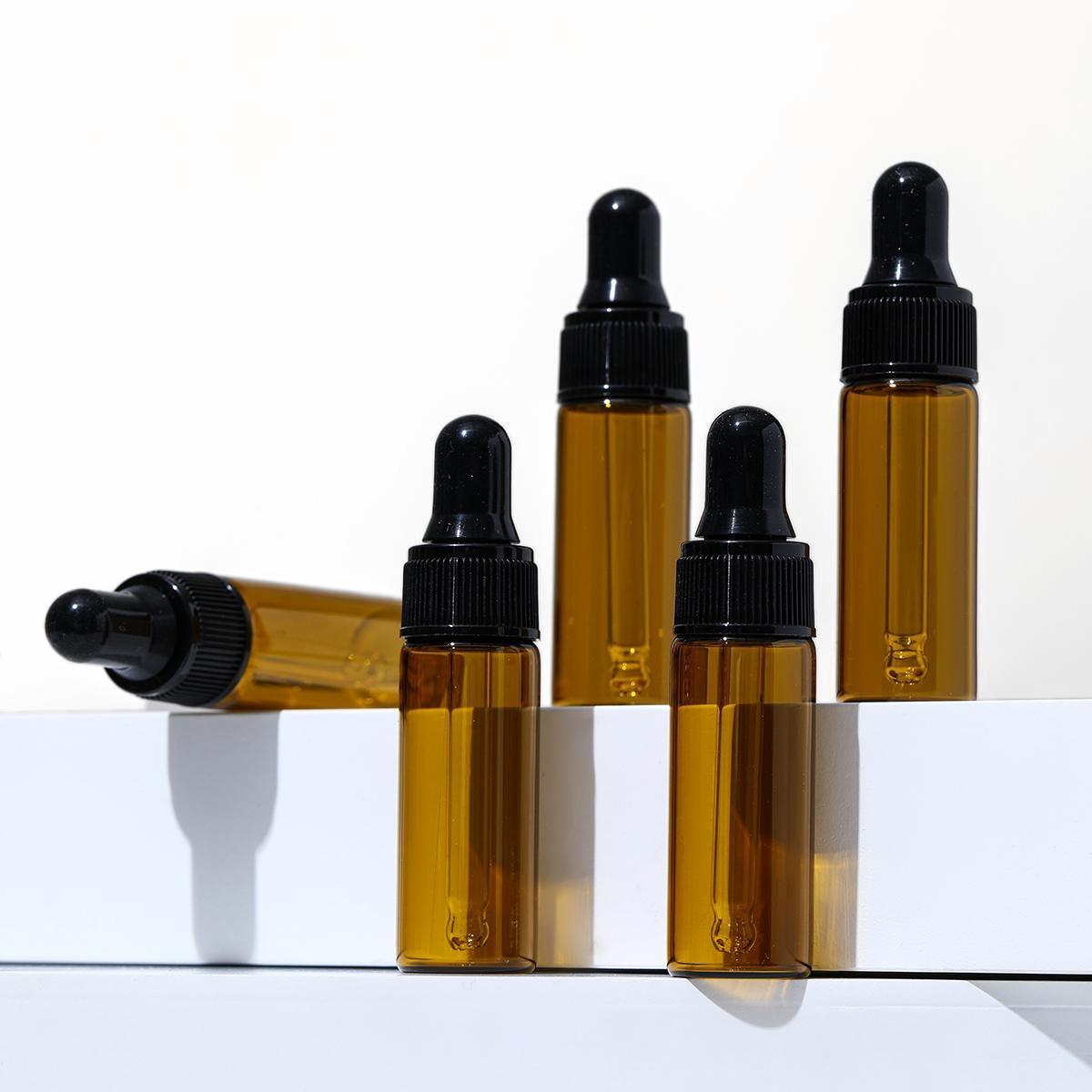 10pcs Dark Amber Glass Dropper – Juice Bottle Dropper Bewertung und Preis