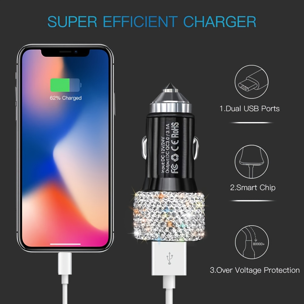 Car Bling USB Styling Diamond  – Vape Decoration Bewertung und Preis