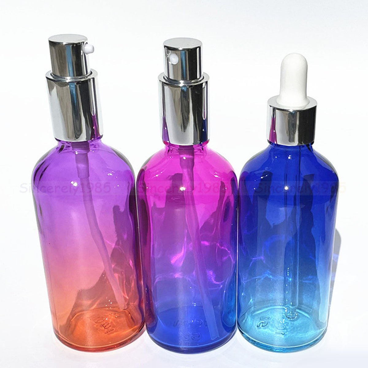 1X 3x 100ml Gradient Color gla – Juice Bottle Dropper Bewertung und Preis
