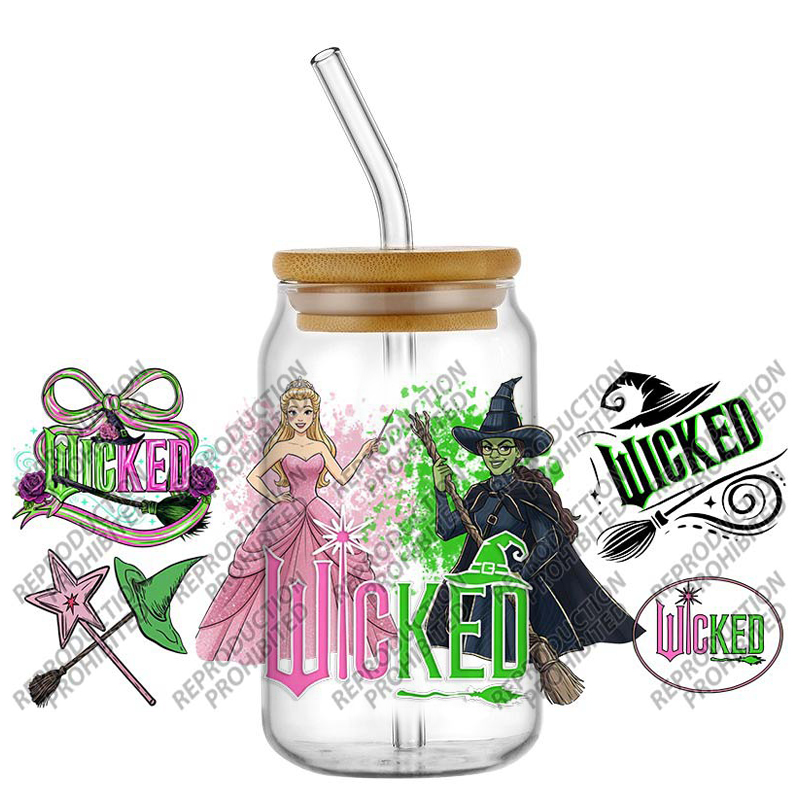 3D UV DTF Witch Bow Pattern cu – Rdta Tank Glass Bewertung und Preis
