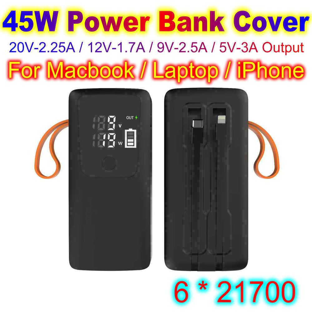 45W Power Bank Shell 21700 Bat – Battery Case Storage Bewertung und Preis
