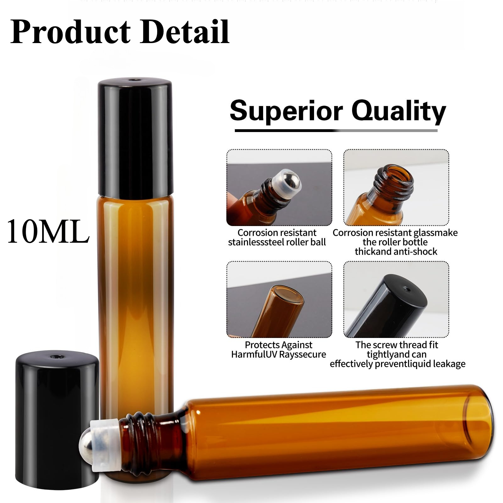 8/30pcs Glass Roll on Bottle 1 – Juice Bottle Dropper Bewertung und Preis