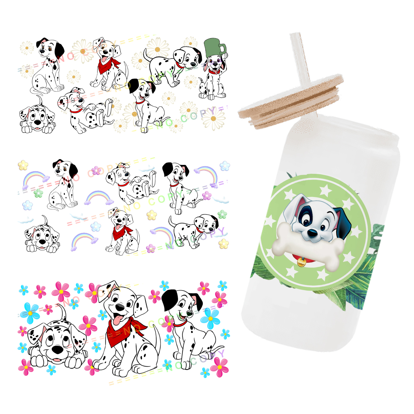 Disney 101 Dalmatians 3D UV DT – Rdta Tank Glass Bewertung und Preis