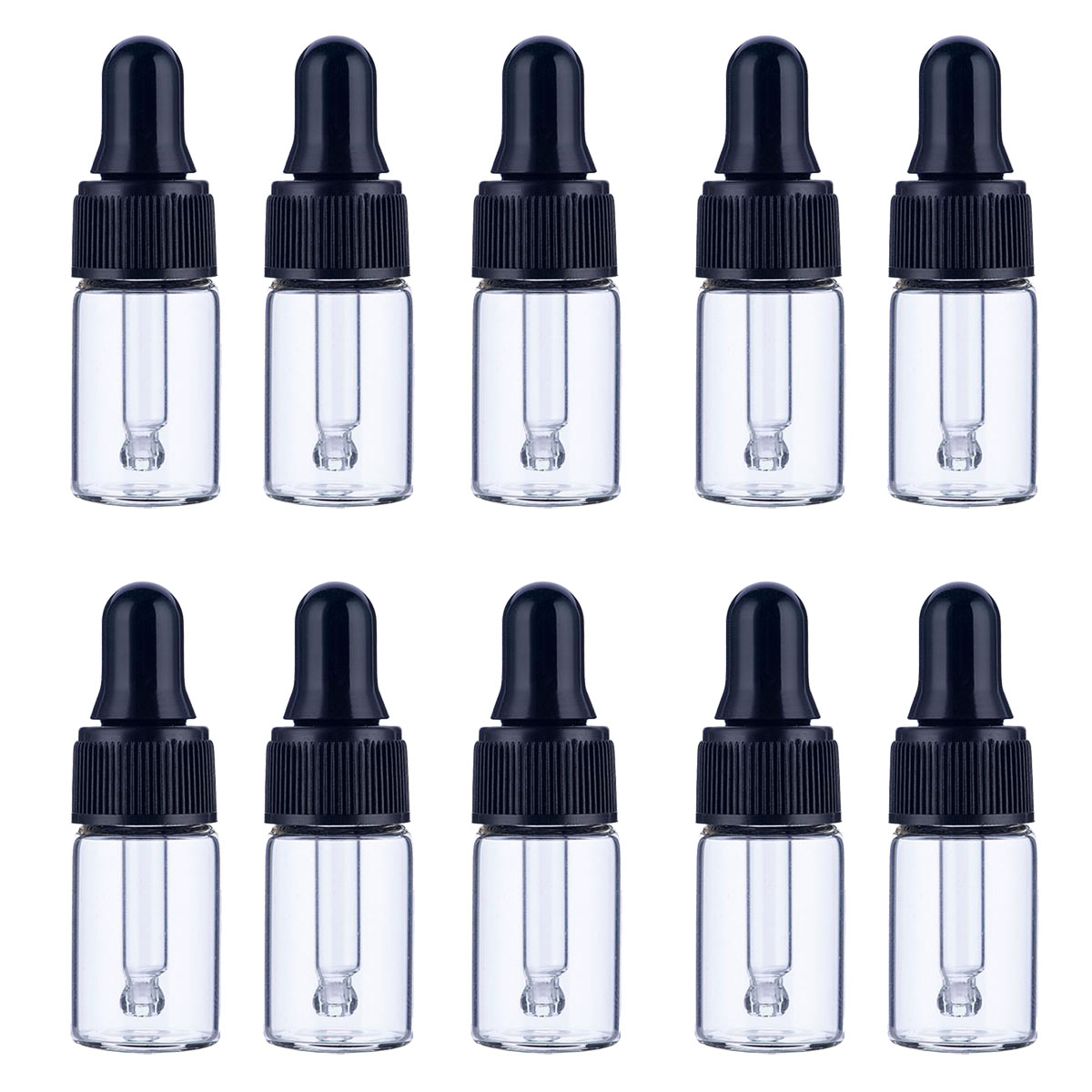 30x 50x 100x 1/2/3/5 ML Clear  – Juice Bottle Dropper Bewertung und Preis