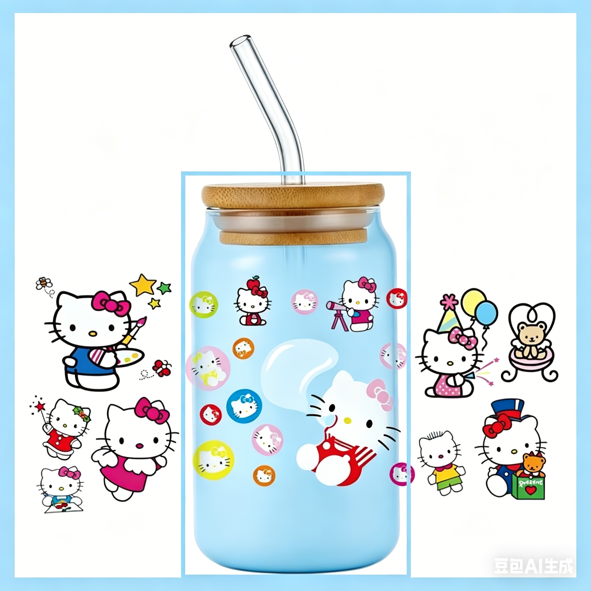 popular Kitty design 16oz 3D u – Rdta Tank Glass Bewertung und Preis