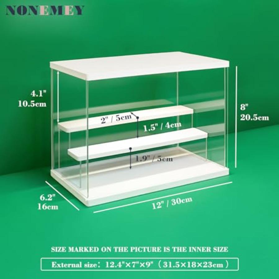 Clear Acrylic Display Case Sta – Battery Case Storage Bewertung und Preis